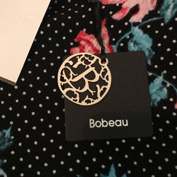 Bobeau Asymmetrical Floral Skirt - Picture 2 of 4